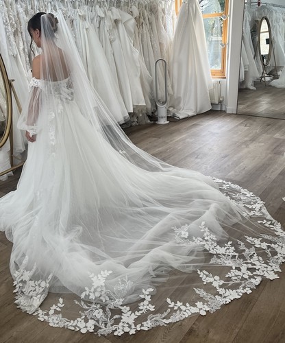 New wedding veil with - wedding, lace