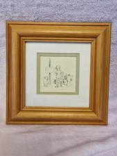 Classic Drawing Original Winnie The Pooh Glass Picture Frame (23cm x 23cm)