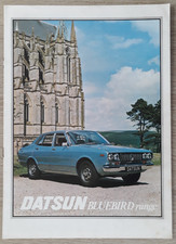 Datsun Bluebird 180B Brochure