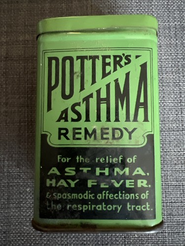 Antique potter asthma remedy - antique,