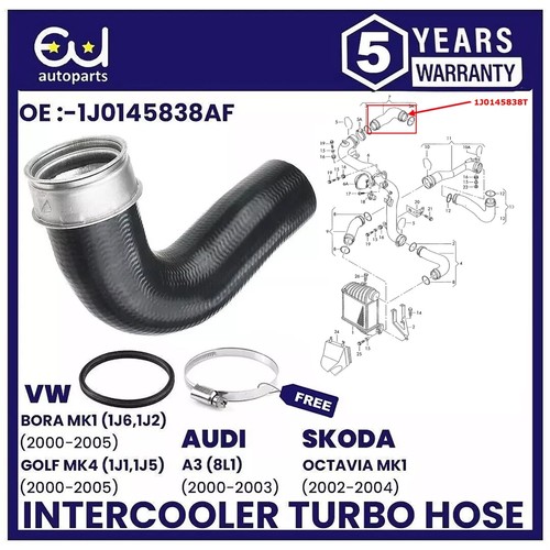Intercooler turbo hose for - turbo,