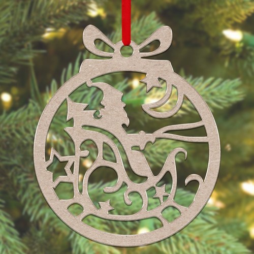 Wooden xmas tree - wooden,