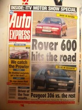 AUTO EXPRESS #237 1993 306 CITROEN ZX GOLF ESCORT ASTRA ROVER MICRA SUPER DELTA 