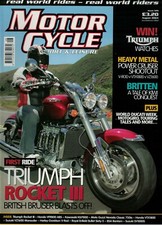 Motorcycle Sport & Leisure Magazine 2004 August Honda VFR800 Kawasaki KLV1000