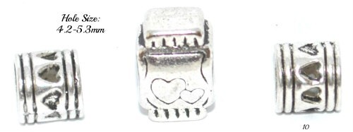 Set tibetan silver spacer - tibetan,