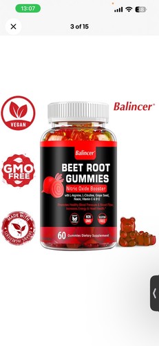 Beet root gummies nitric oxide - beet,