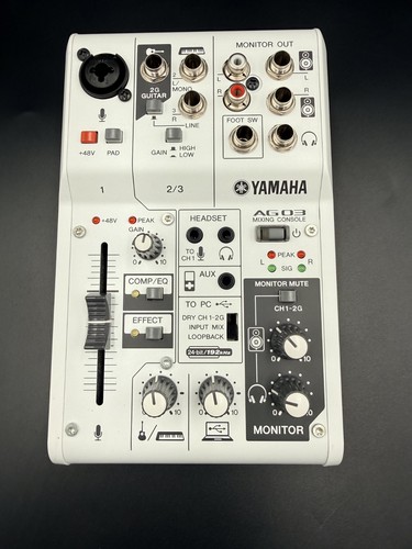 Yamaha ag03mk2 live streaming - ag03mk2,