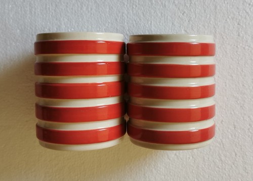 Red white stripe large - red, &