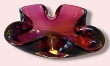 Murano art glass ashtray - murano,