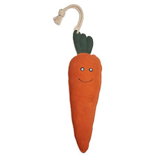 HORSE TOY BOREDOM BREAKER Elico  Suede Carrot Hanging Stable Toy