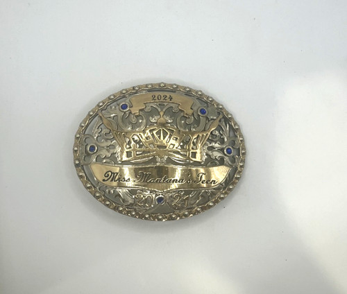 Western trophy belt buckle - trophy,