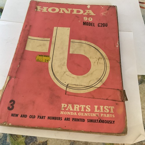 Honda c200 parts list - honda,
