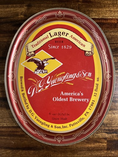 Vtg yuengling metal - yuengling, tray