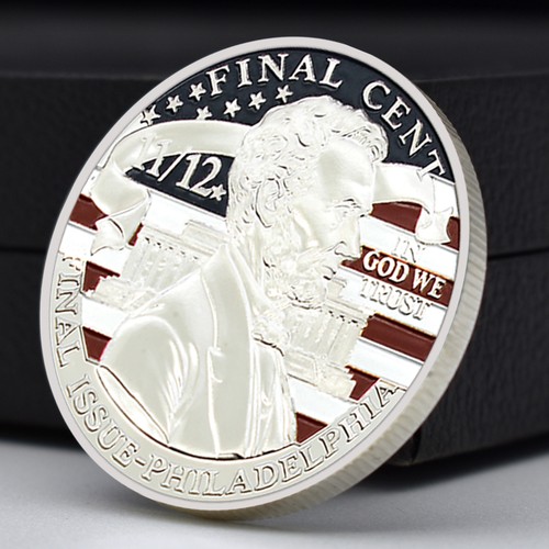 Final cent tribute - cent, coin
