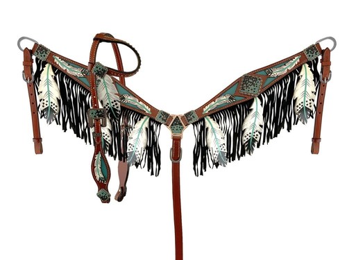 Cut out teal - cut-out, painted