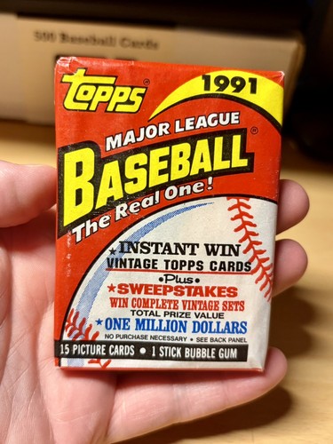 1991 topps baseball - baseball, wax