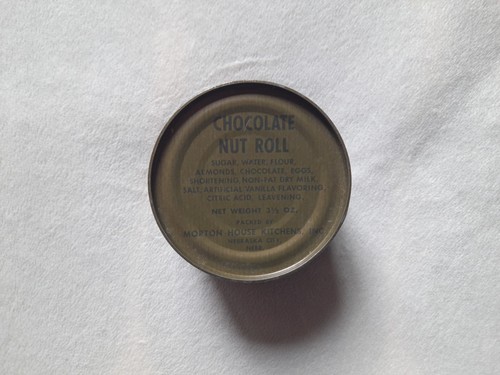 1970 ration chocolate nut - c,