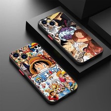 One Pieces Anime Soft Shell Phone Case For iPhone 11 12 13 14 15 16 Pro Max Plus