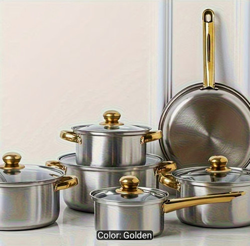 6pc stainless steel non stick - 6pc, non-stick