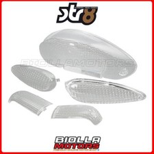 STR-620.71/WH GEM GLASS SET ARROWS STR8 RL CLEAR, SUZUKI KATANA 50CC AC 