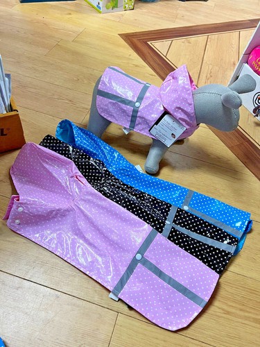 Fashion rain coat dog pet - rain,