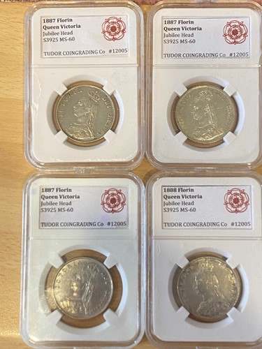 Queen victoria jubilee florins - victoria,
