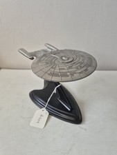 Star Trek Enterprise NCC-1701-D Pewter 24k Gold Model Ltd Edition Franklin Mint 