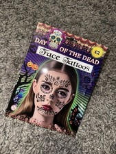 Day of the Dead face tattoos (