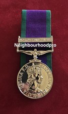 Northern Ireland FULL SIZE Replica Medal Court Mounted.