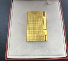 Vintage St Dupont  Lighter Gatsby Gold Plated.Mint condition.With original box