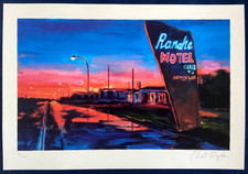 Bob Dylan Lithograph COA