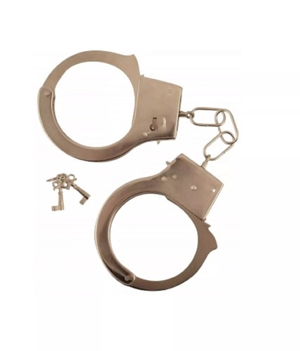 Metal handcuffs with - metal,