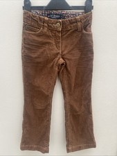 Mini Boden, Girls, Brown Cord trousers, Boot Cut, adjustabl Boden Buttons, Age 6