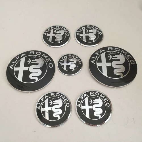 7pcs alfa romeo car badge - alfa,