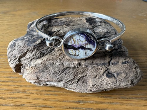 Vintage sterling silver bangle - vintage,