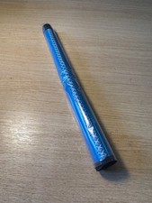 Genuine Cowhide Leather Stitchback Putter Grip Pistol Style Blue