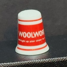 Vintage Advertising Thimble