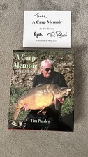 A Carp Memoir. Tim Paisley. Tribute Edition. 54 /100. Signed Big Fish Card. New