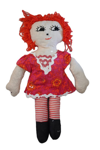 Vintage rag doll creepy - vintage,
