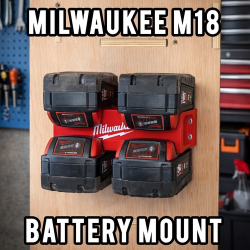 Milwaukee m18 battery holder - milwaukee,