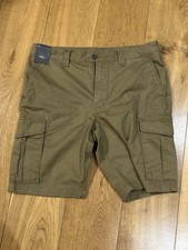M&S Men's Beige Cargo Shorts
