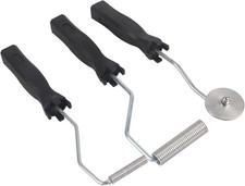 Fibreglass Roller Tools, 3pcs Laminating Paint Roller Kit Aluminum Alloy Fibre