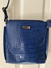 Blue Leather Crossbody Bag By Osprey