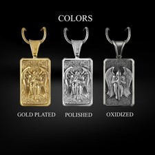 Lady Justice Necklace Sterling Silver Blind Pendant Greek Mythology Gift