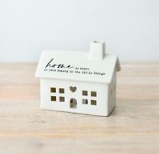 ‘Home Is Where We Find Beauty In The Little Things’ LED House Ornament 11.5cm