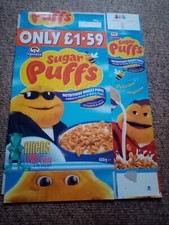 Sugar Puffs Cereal Packet