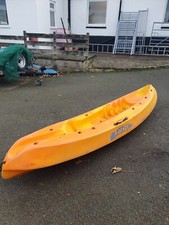 Sit top kayak with - sit, paddle