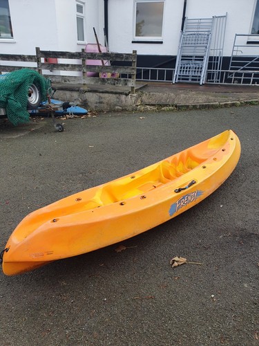 Sit top kayak with paddle - kayak,