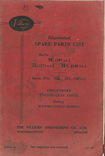 Villiers engine 197cc 2l - engine,