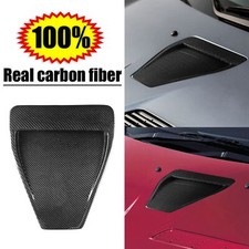 For Mitsubishi EVO 10th 2008-2015 Real Carbon Fiber Hood Air Vent Scoop Cover